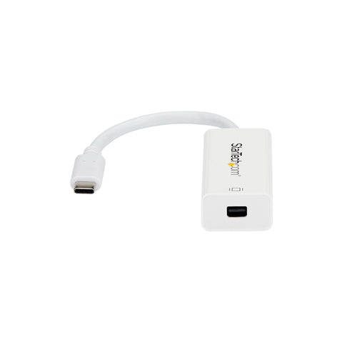 Startech Usb-C (T/Bolt3) To Mdp Adapter, White, 3Yr