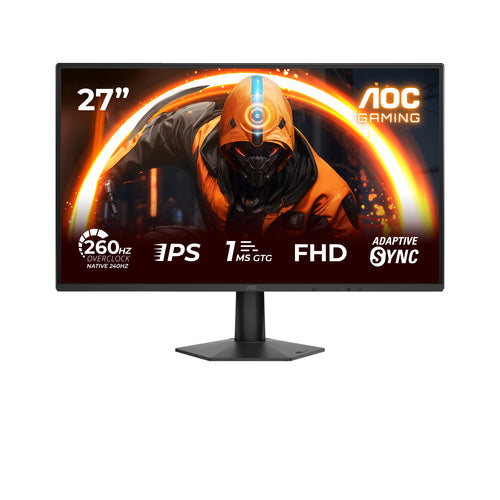 Aoc 27" (16:9) Fhd Ips, 0.3Ms, 260Hz, Hdmi, Dp, 3Yr