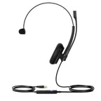 Yealink Wired (UH34-LITE) MS Mono Headset, Noise Cancelling Mic, Foam Cushion, USB-A