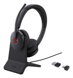 Yealink Wireless (BH74) UC Stereo Bt Anc Headset, Chargestand, Bt51, Black, C To A Adapter