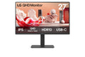 LG 27"(16:9) Qhd Ips, Hdmi, Dp, Usb-C(65W), 100Hz, D/Chain, Kvm, H/Adj, Vesa, 3Yr
