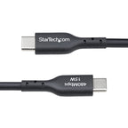 Startech USB A To C Cable M M 3M USB 2 0 Black 15W