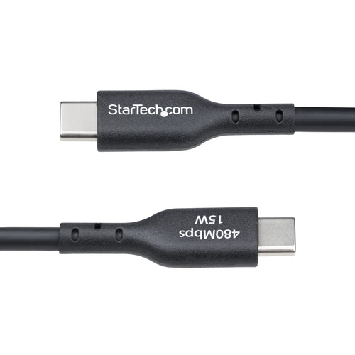Startech USB A To C Cable M M 3M USB 2 0 Black 15W