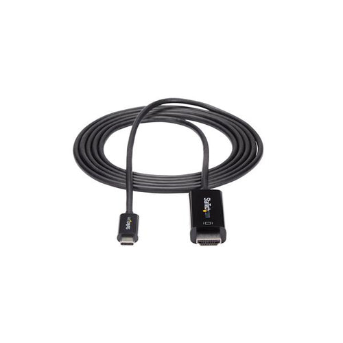 Startech 2M Usb-C To HDMI Cable - 4K 60Hz Usb-C HDMI 2.0 Video Adapter, Black, 3Yr
