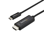 StarTech 2M USB-C To HDMI Cable, 4K 60Hz USB-C HDMI 2.0 Video Adapter, Black