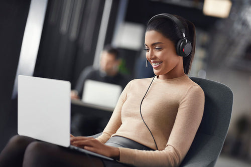 Jabra Corded Evolve2 40 Se Uc Stereo Headset, Usb-C/A