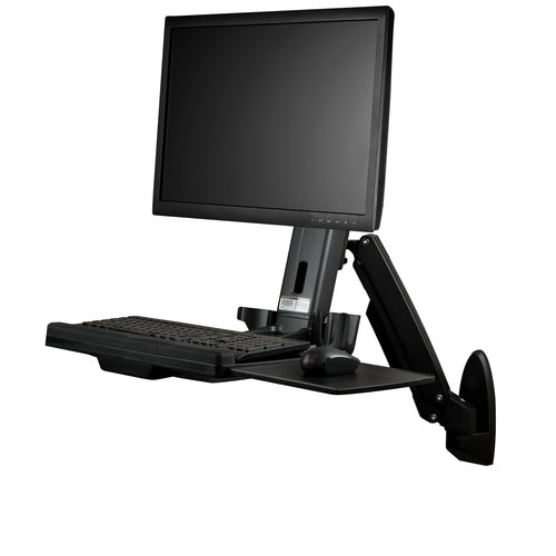 Startech Wall Mount Workstation Vesa Monitor - Adjustable Standing Desk 2Yr