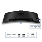 Philips 34" Curve Monitor, Wqhd Va, Hdmi(2), Dp, Usb(5), Usb-C, Lan, Kvm, Wcam, 4Yr