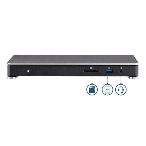 Startech T/Bolt3 4K Dock, Dual Display, Dp, Usb(5), Usb-C, Tb3, Rj45, 85W, Ac,3Yr