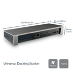 Startech T/Bolt3 4K Dock, Dual Display, Dp, Usb(5), Usb-C, Tb3, Rj45, 85W, Ac,3Yr