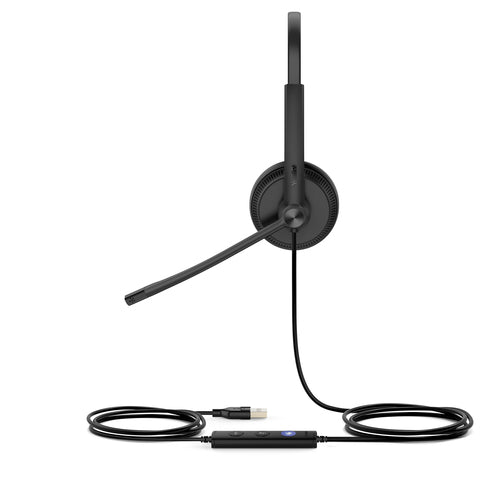Yealink Wired (Uh34) Ms Dual Headset,Noise Cancelling Microphone,Usb-A