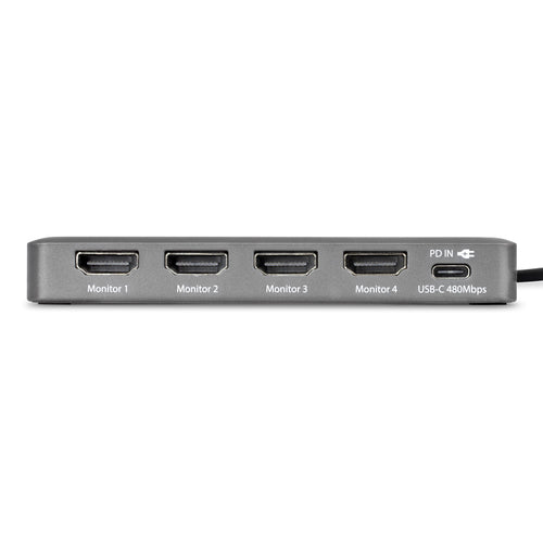 Startech Usb-C Quad-Monitor Workstation Adapter 4K 60Hz Hdmi, 3 Yr