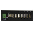 Startech 7 Port Usb2.0 Hub, Industrial, Metal, Esd & Surge Protection, Mount, 2Yr