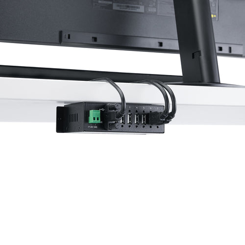Startech 7 Port Usb2.0 Hub, Industrial, Metal, Esd & Surge Protection, Mount, 2Yr