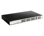 D-Link 28P Gigabit Websmart POE Switch 28 Rj45 (24 POE - 193W) With 4 Combo Sfp Ports