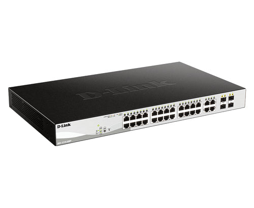 D-Link 28P Gigabit Websmart POE Switch 28 Rj45 (24 POE - 193W) With 4 Combo Sfp Ports