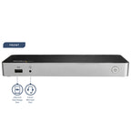 Startech Usb-C 4K Dock, Dual Display, Hdmi, Dp, Usb(4), Tb3 Compatible, 60W, Ac, 3Yr