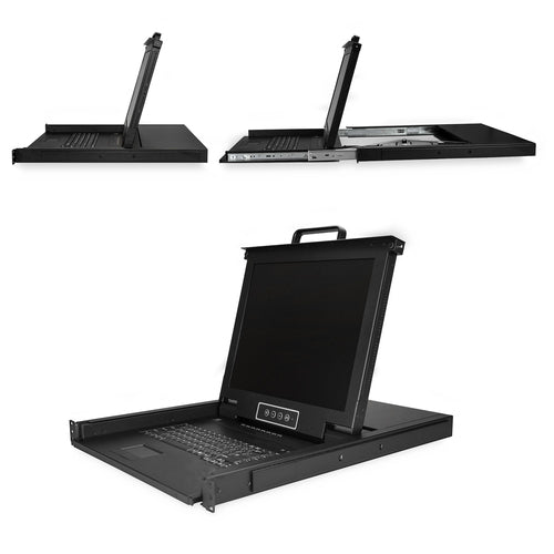 Startech 8 Port 1U VGA Kvm Console, 17" Lcd, Usb, Rackmount, 2Yr