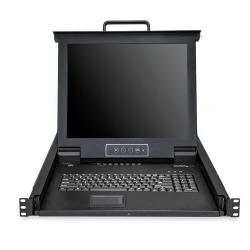 Startech 8 Port 1U VGA Kvm Console, 17" Lcd, Usb, Rackmount, 2Yr