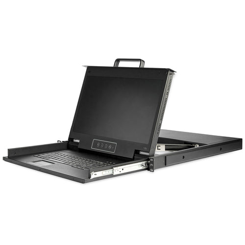 Startech 1 Port 1U VGA Kvm Console Hd - 17" LCD Vga, Rackmount Drawer W/Cables, 2Yr