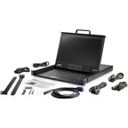 Startech 1 Port 1U VGA Kvm Console Hd - 17" LCD Vga, Rackmount Drawer W/Cables, 2Yr