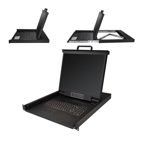 Startech 1 Port 1U VGA Kvm Console, 19" Lcd, Usb, Rackmount, 2Yr