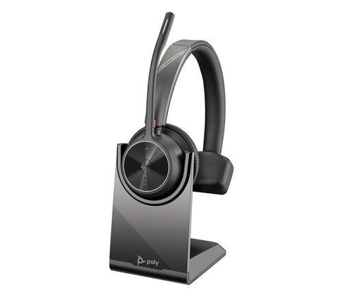 HP Poly Voyager 4310 Oth Wireless Ms Mono Headset W/Charging Stand, Bt700 Dongle , Usb-A