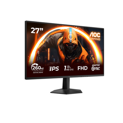 Aoc 27" (16:9) Fhd Ips, 0.3Ms, 260Hz, Hdmi, Dp, 3Yr