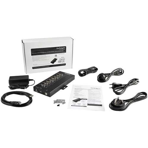Startech 8 Port Serial Hub USB To Rs232/Rs485/Rs422 Adapter - Industrial USB 2.0 To Db9 Se