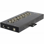 StarTech 8 Port Serial Hub USB To Rs232/Rs485/Rs422 Adapter, Industrial USB 2.0 To DB9 Se