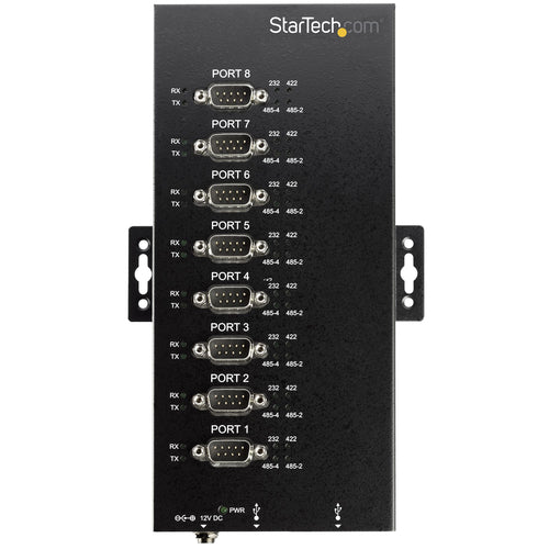 Startech 8 Port Serial Hub USB To Rs232/Rs485/Rs422 Adapter - Industrial USB 2.0 To Db9 Se