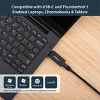 Startech Usb-C 3.0 To Gbe Adapter, Tb3 Compatible, Black, 2Yr