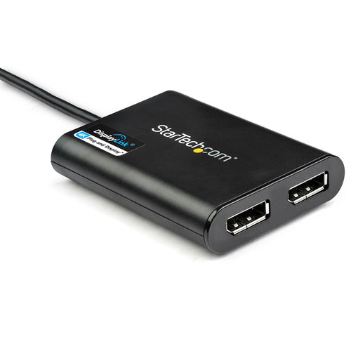Startech USB To Dual Dp Adapter - 4K 60Hz