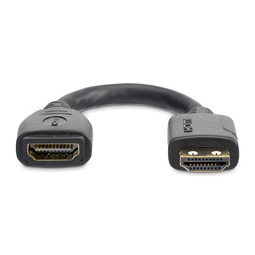 Startech 6In HDMI 2.0 Port Saver Cable - Gripping Connector - 4K 60Hz Ltw