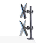 Startech Desk Mount For 2X Vertically Stacked Monitors, Dual 49"; Taa, 5 Yr