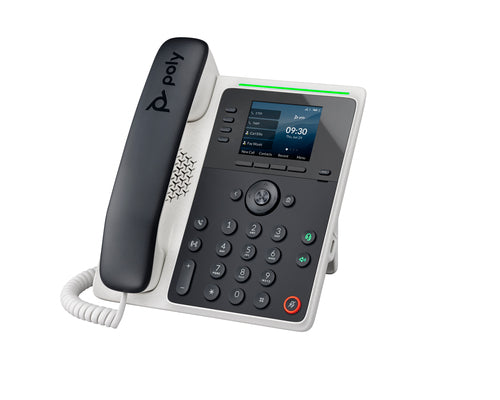 HP Poly Edge E220 Ip Phone W/Handset,2.8" Colour Screen,4 Line Key,Bluetooth