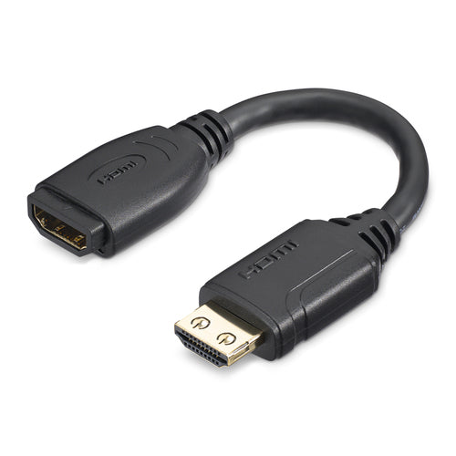 Startech 6In HDMI 2.0 Port Saver Cable - Gripping Connector - 4K 60Hz Ltw