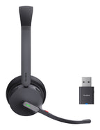 Yealink Bluetooth Dect (Wh64) Ms Stereo Hybrid Headset, Wdd60 Dect Dongle, No Base Station