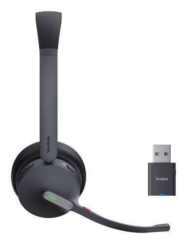 Yealink Bluetooth Dect (Wh64) Ms Stereo Hybrid Headset, Wdd60 Dect Dongle, No Base Station