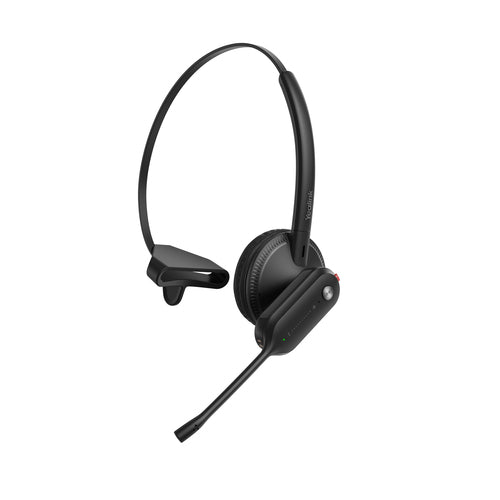 Yealink Dect Wireless (Wh63-E2) Uc Convertible Headset With Base, 2.5Mm, Ringer