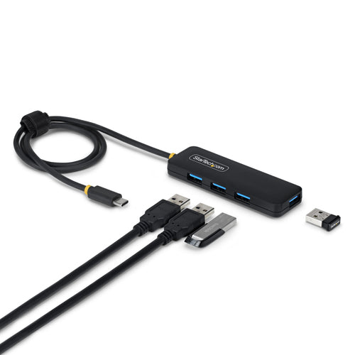 Startech 4-Port Usb-C Hub, 5Gbps, Usb-C To 4X Usb-A, Bus Powered, 2 Yr