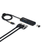 StarTech 4-Port USB-C Hub, 5Gbps, USB-C to 4x USB-A, Bus Powered (H5C4A-USB-HUB-2)
