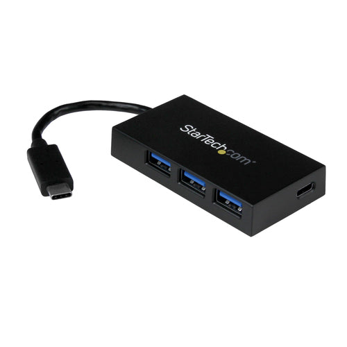 Startech 4 Port Usb-C Hub, Usb-C(1), Usb(3), 2Yr
