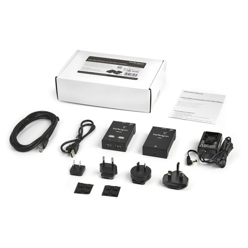 Startech 4 Port USB 2.0 Extender Over Ehernet, Cat5 And Cat6, 2Yr