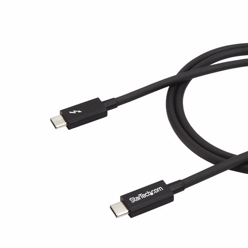 Startech 1M T/Bolt3 Cable, 20Gbps, 100W Pd, Black, 2Yr