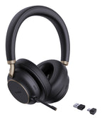 Yealink Wireless (Bh76 Plus) Ms Anc Stereo Headset, Black, Usb-C Native, C To A Dongle