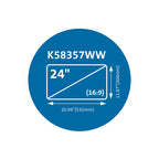 Kensington Magpro Magnetic Privacy Screen For 24" Monitor (16:9)