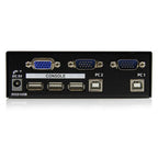 Startech 2 Port Single Display USB VGA Kvm Switch W/ Cables, 3 Yr