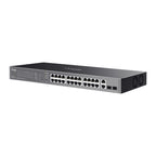 Tp-Link Omada 28-Port Easy Managed Gigabit Switch, Poe+(24), Sfp(2), 250W, 5Yr
