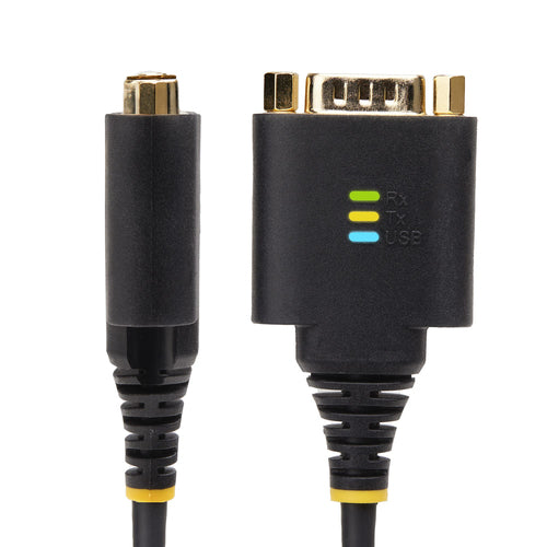 Startech 2Ft (60Cm) 2-Port USB To Serial Adapter Cable, Interchangeable Db9 Screws/Nuts, C